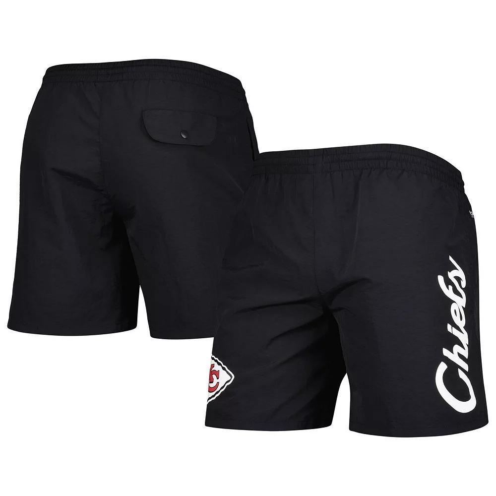 Men's Mitchell & Ness Black Kansas City Chiefs Team Essentials Nylon Shorts, Size: XL Product Image