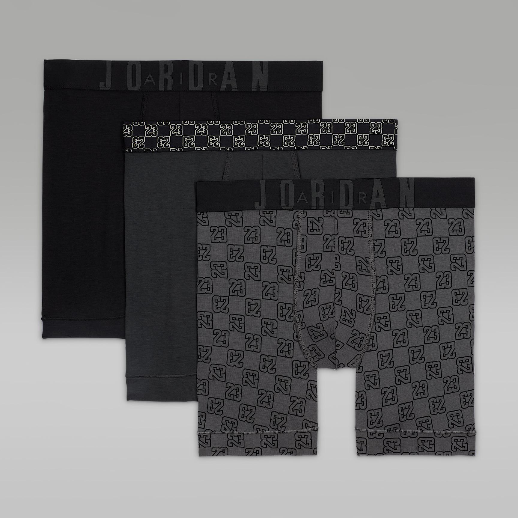 Jordan Men's 23 Monogram Boxer Briefs (3-Pack) Product Image
