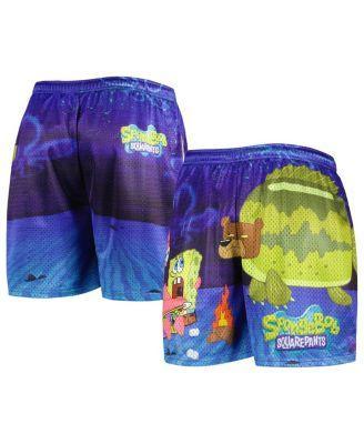 Mens Chalk Line Blue SpongeBob SquarePants Shorts Product Image