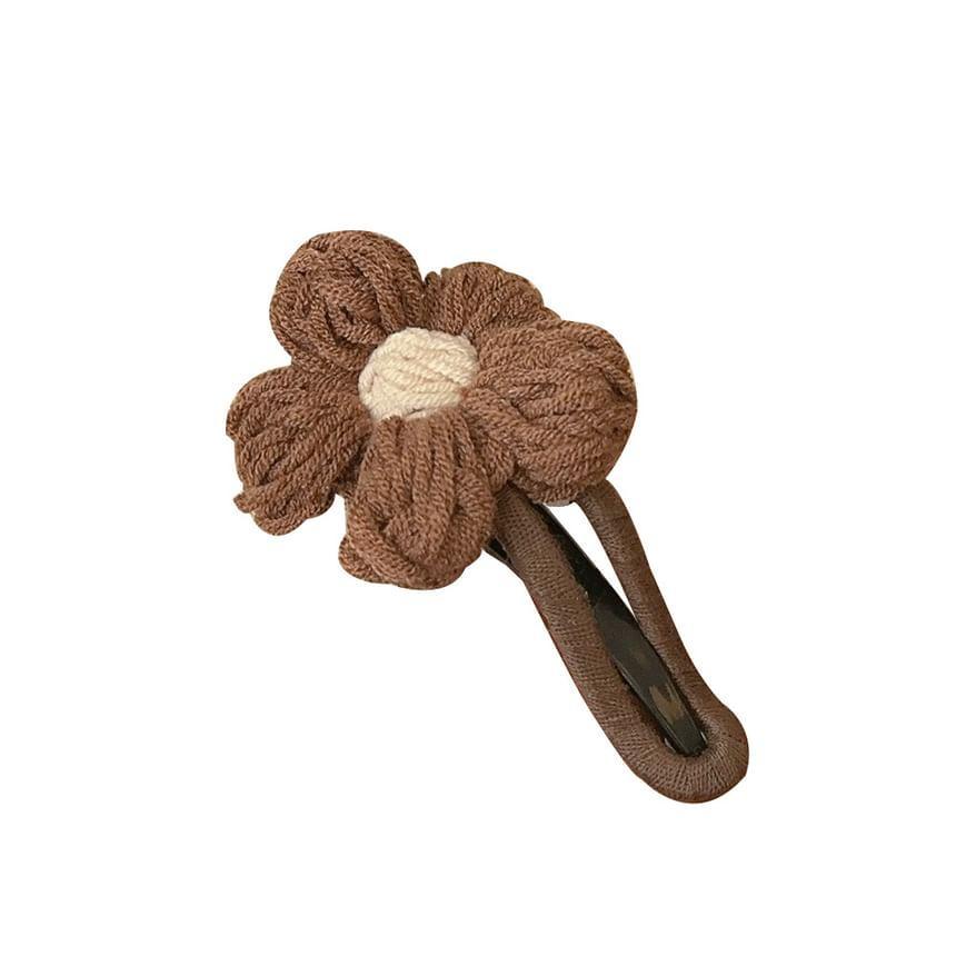 Flower Knit Hair Clip Product Image
