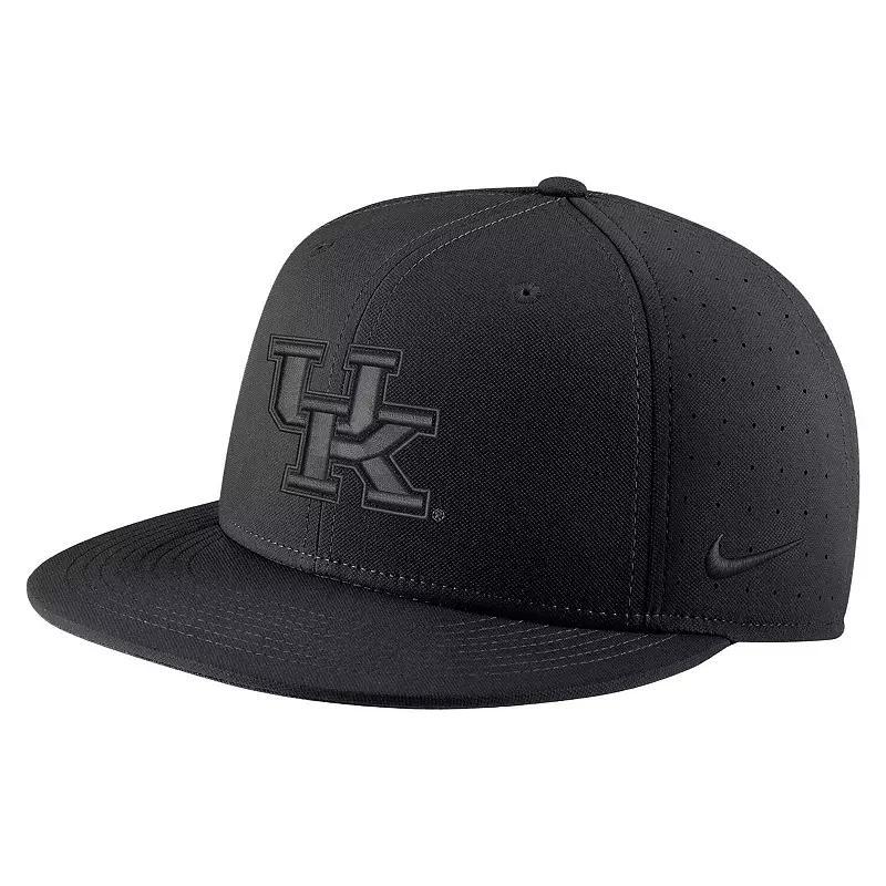Mens Nike Minnesota Golden Gophers Triple Black Performance Fitted Hat Product Image