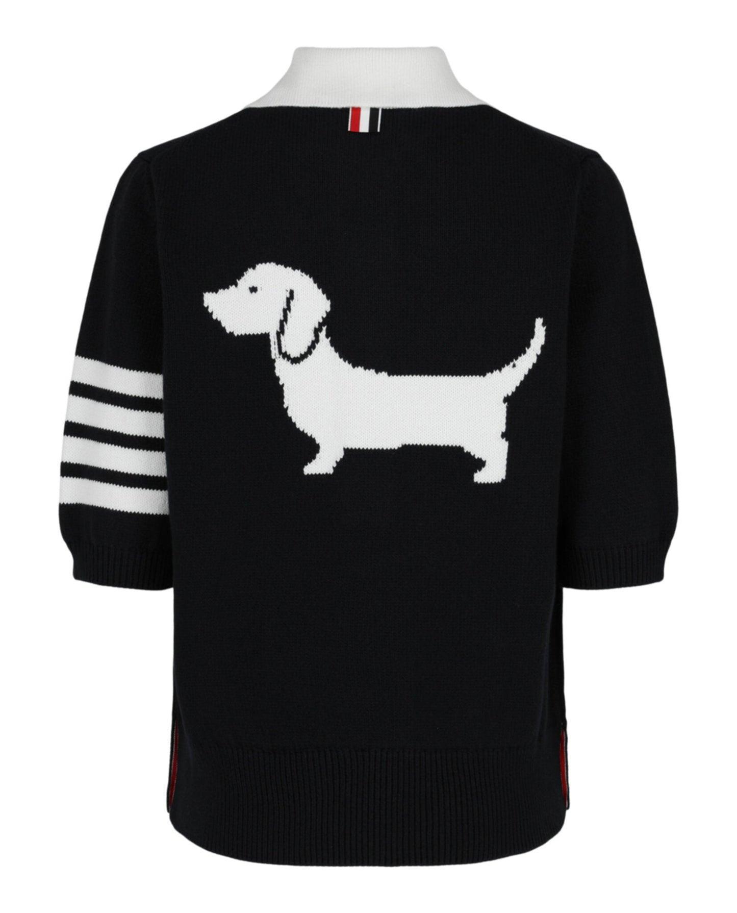 Thom Browne Cotton 4-Bar Hector Polo Product Image