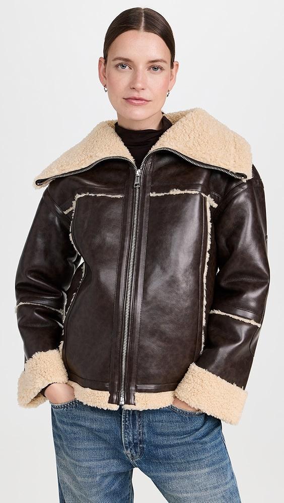 Apparis Calina Bonded Coat | Shopbop Product Image