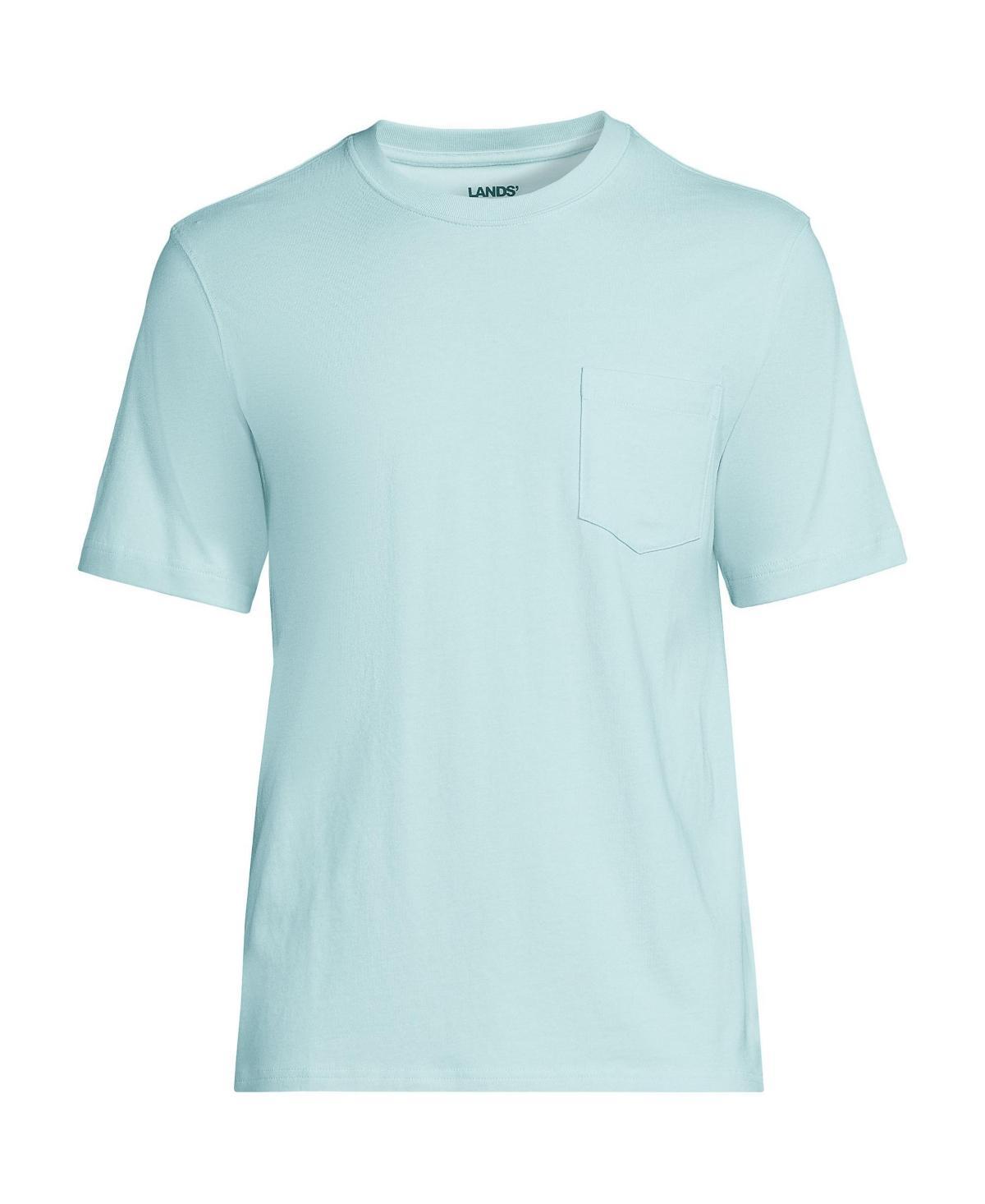 Men's Land's End Super-T Short Sleeve T-Shirt with Pocket, Size: XL, Rich Red Product Image