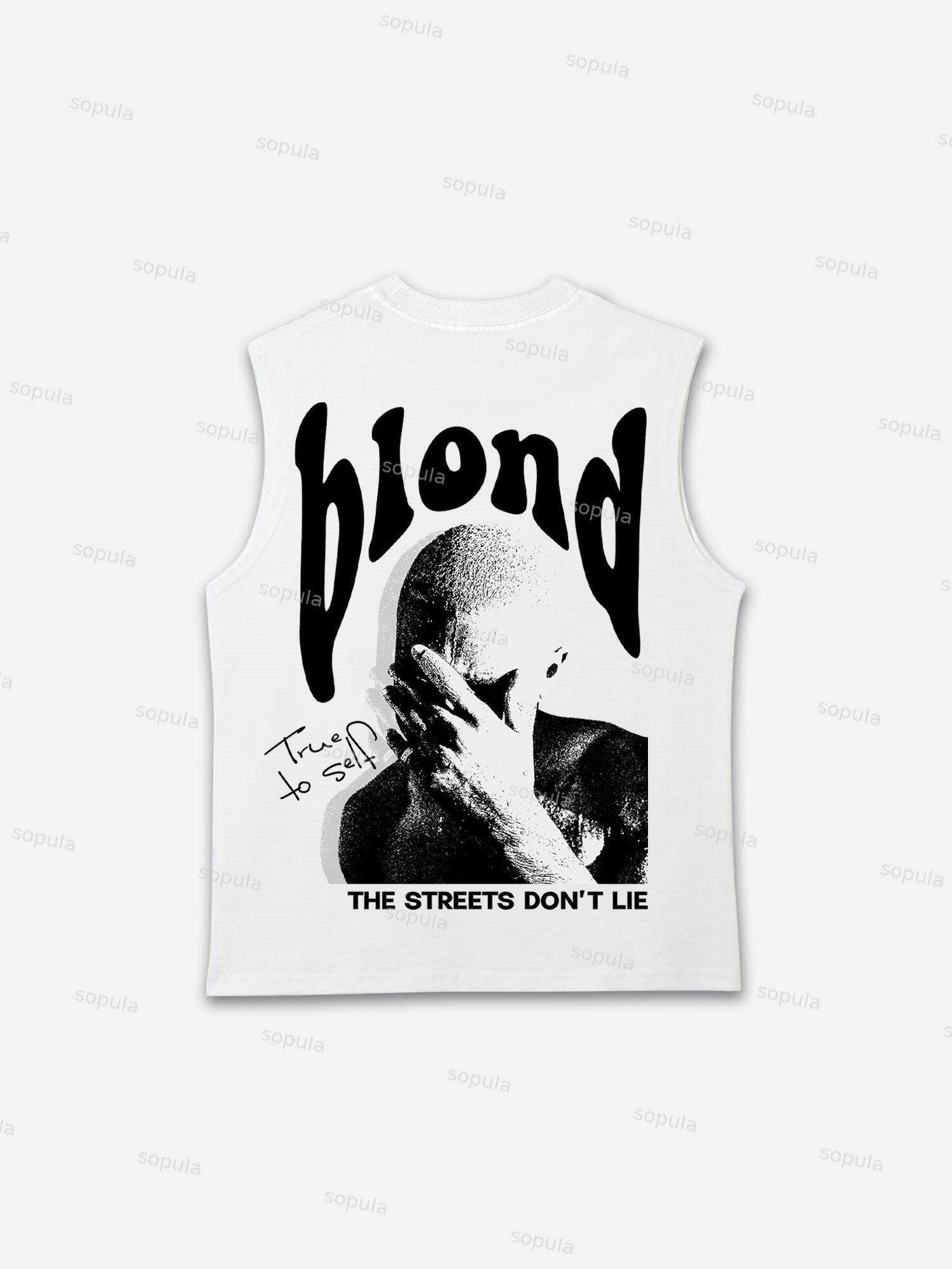 Vintage Frank Ocean Blond Graphic Tank Top Product Image