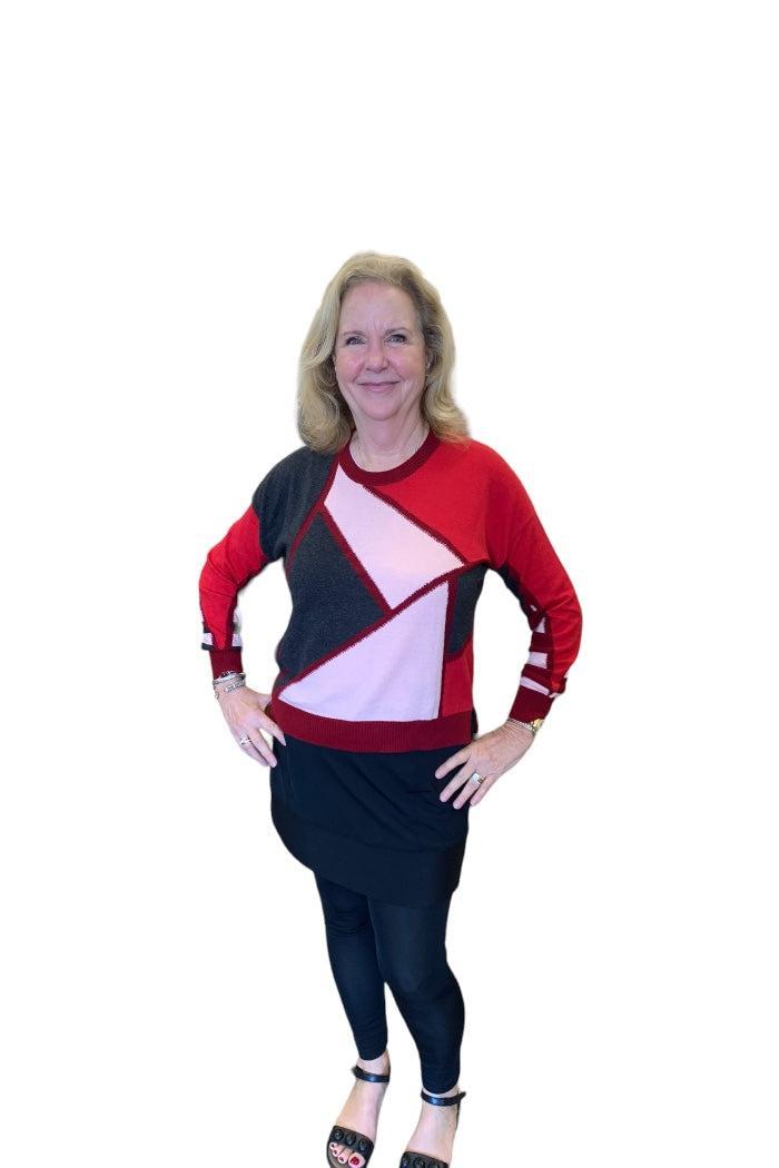 Mosaic Intarsia Sweater Product Image