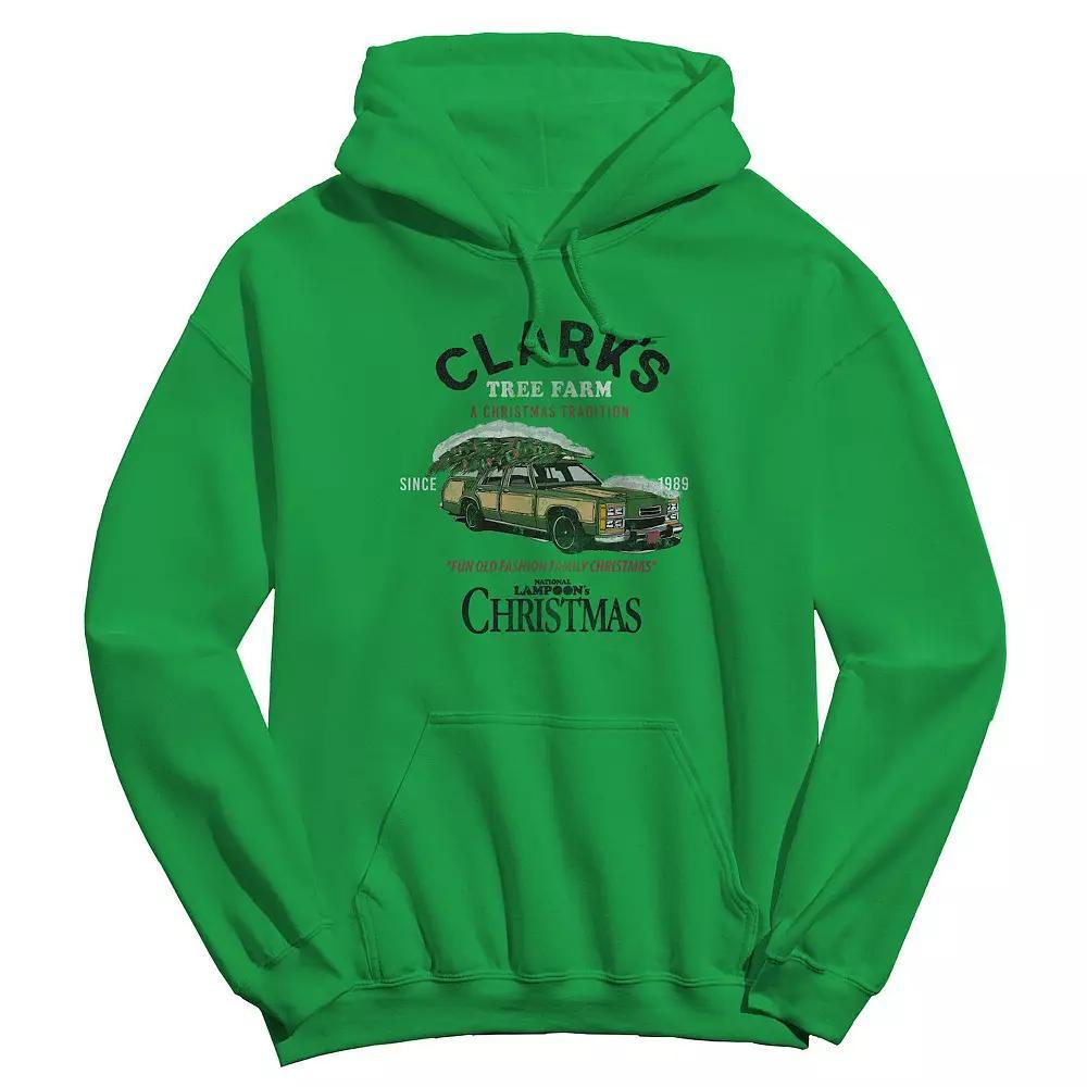 Men's Tree Farm National Lampoon's Christmas Vacation Graphic Hoodie, Size: Large, Irish Green Product Image