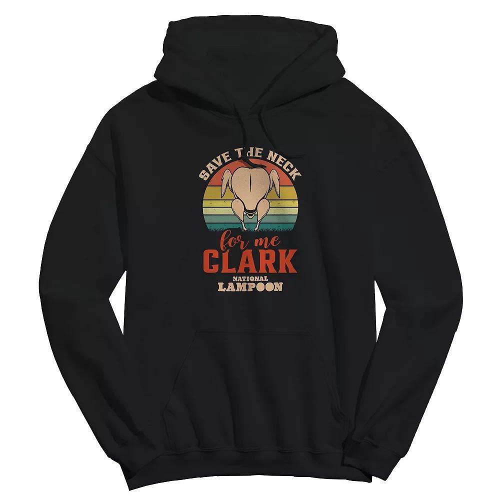 Men's Save The Neck National Lampoon's Christmas Vacation Graphic Hoodie, Size: Large, Black Product Image