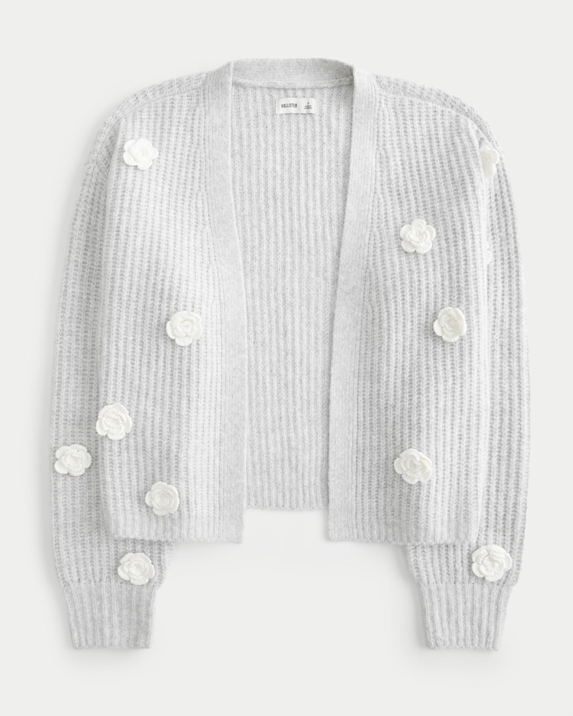 Hollister Comfy Cloud Floral No-Close Cardigan Product Image
