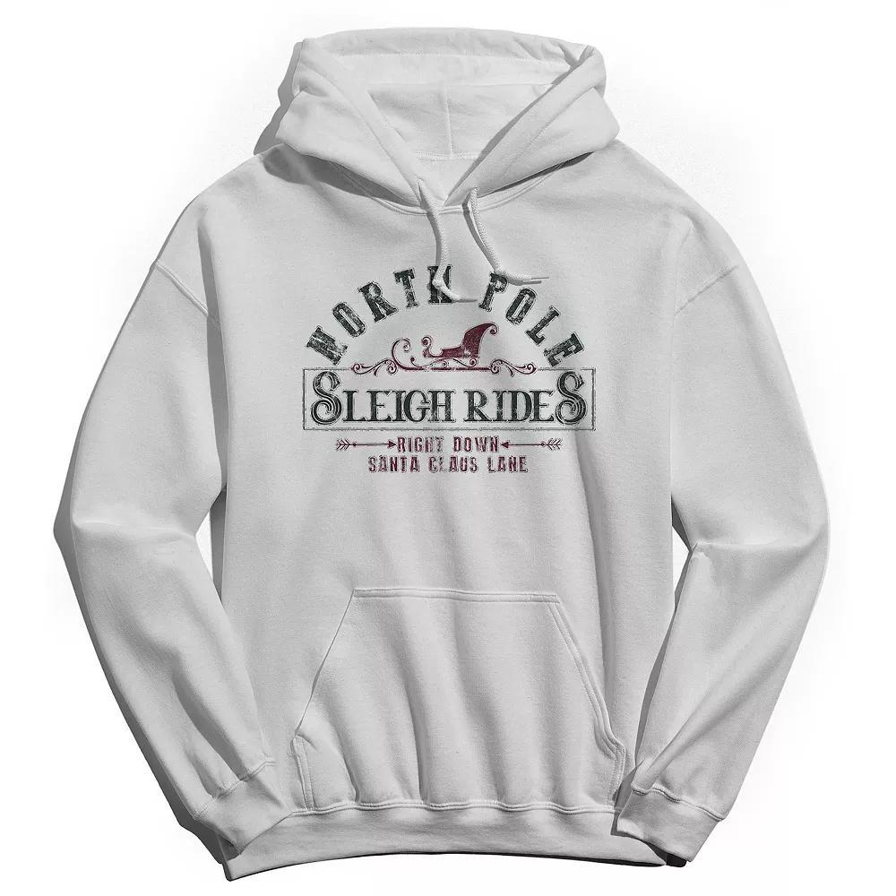 Mens North Pole Sleigh Hoodie, Womens Product Image