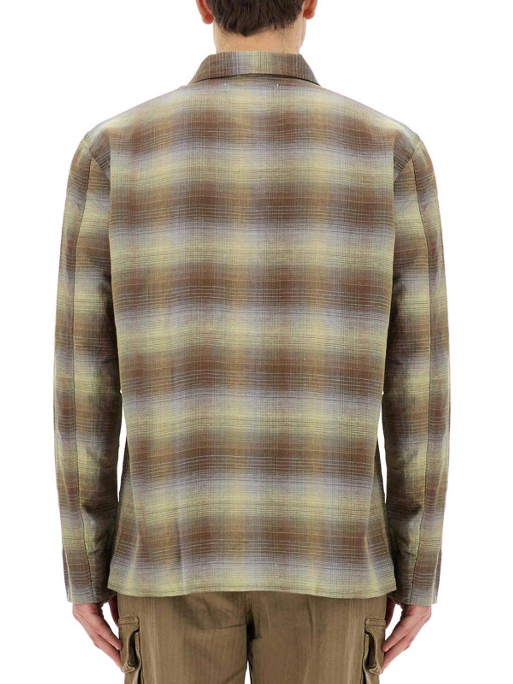 OUR LEGACY Murky Static Fabric Shirt In Murky Static Summer Weave Product Image