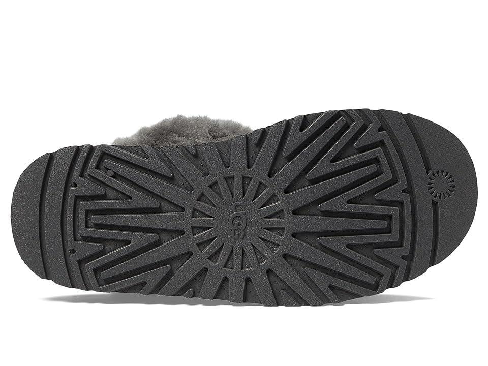 UGG Disquette Suede Fur Platform Slippers Product Image