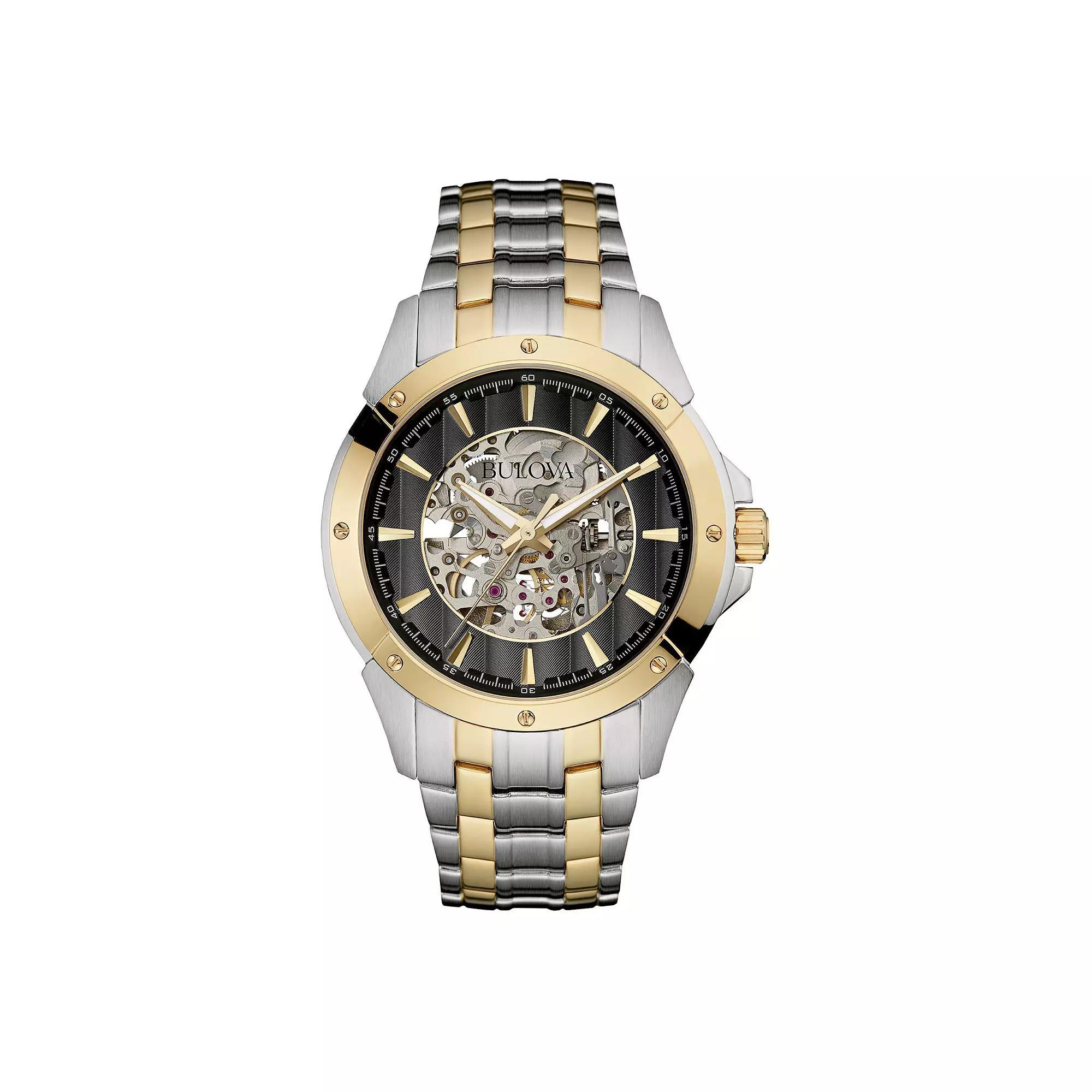Bulova Mens Automatic Two-Tone Watch - 98A146 Product Image