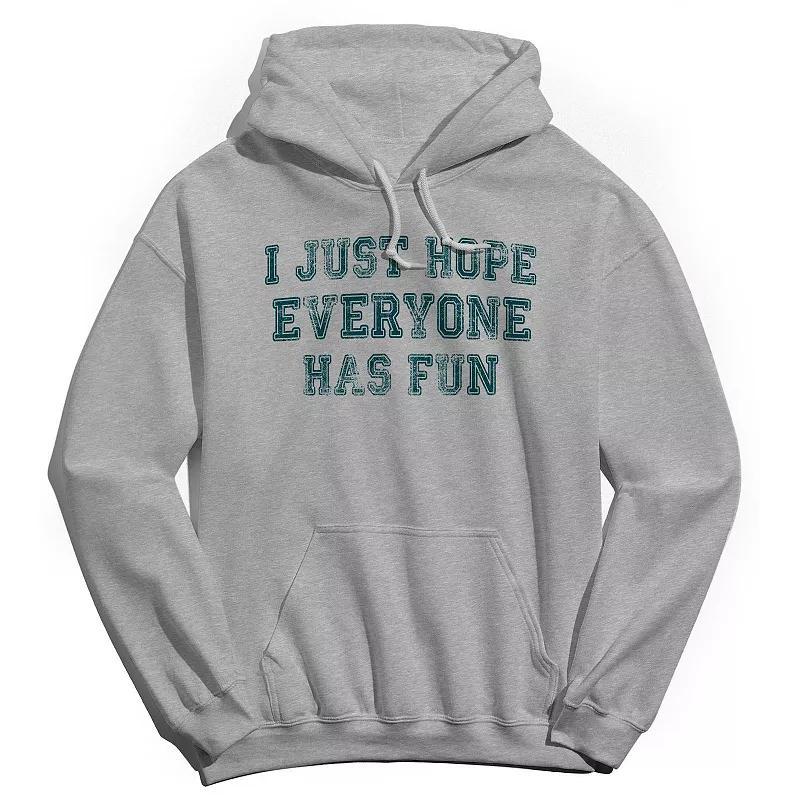 Men's Duke & Sons Hope Everyone Has Fun Graphic Hoodie, Size: XL, Gray Green Product Image