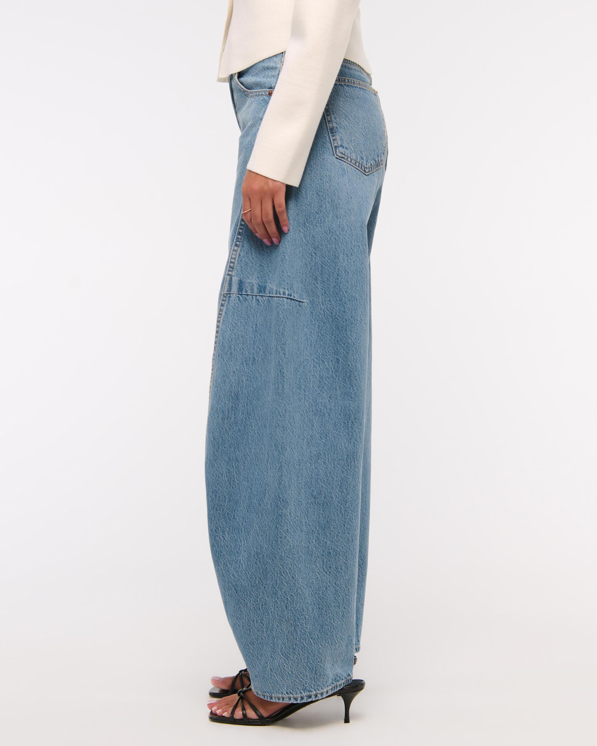 Mid Rise Ultra Barrel Jean Product Image