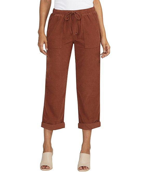 Jag Jeans Relaxed Corduroy Straight Leg Drawstring Pants Product Image