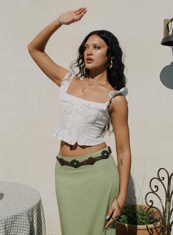 Isadoria Frill Top White Product Image