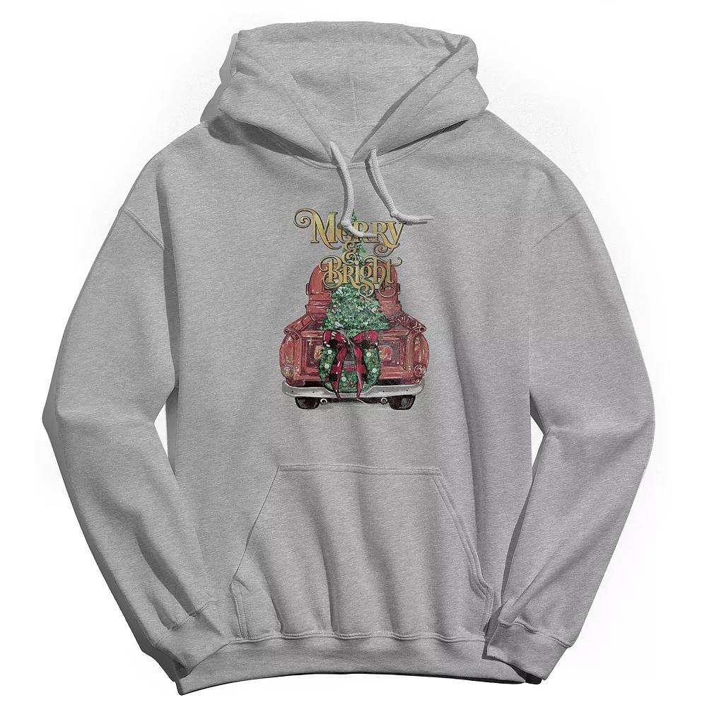 Men's Merry & Bright Hoodie, Women's, Size: Medium, Sport Gray Product Image