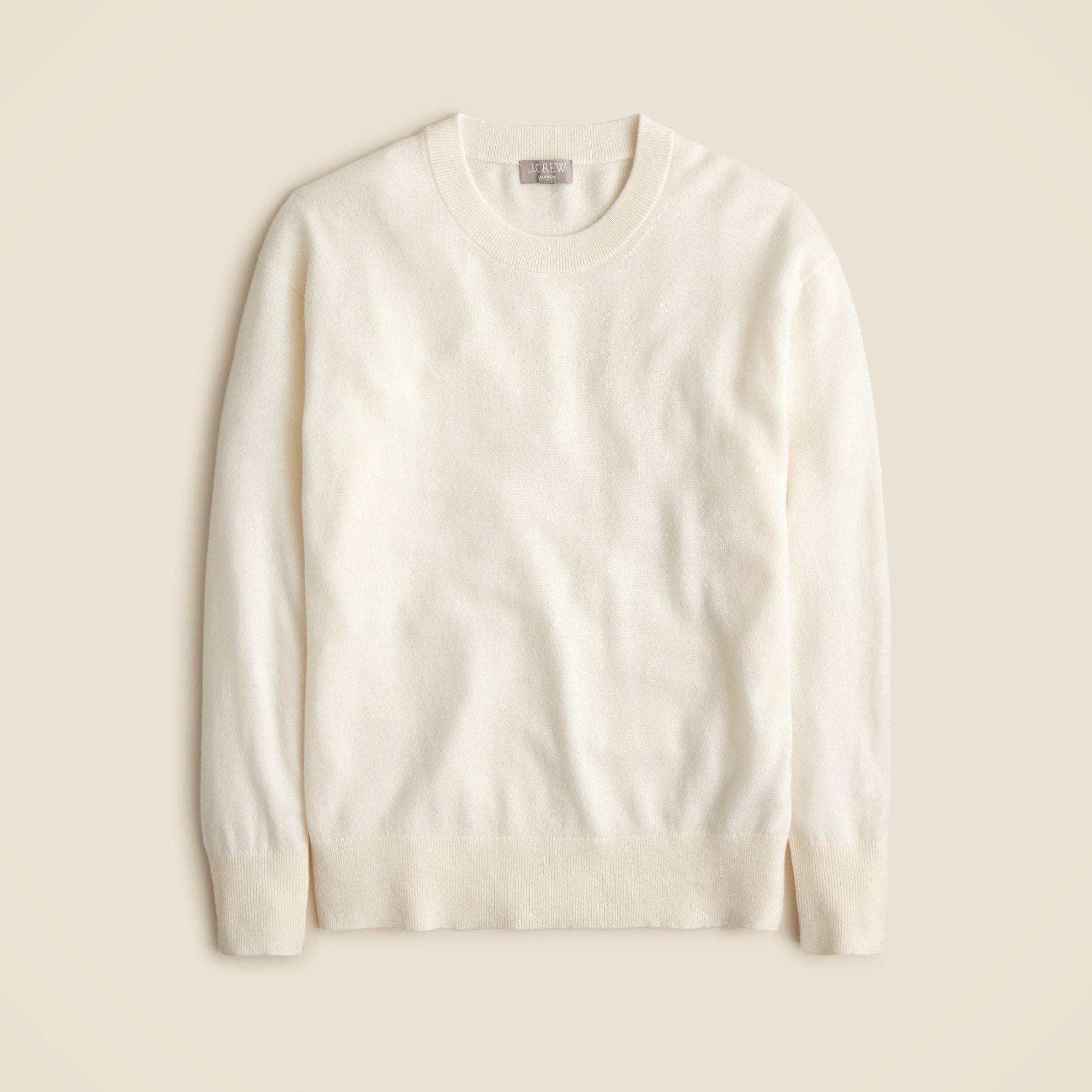 Cashmere relaxed crewneck sweater Product Image