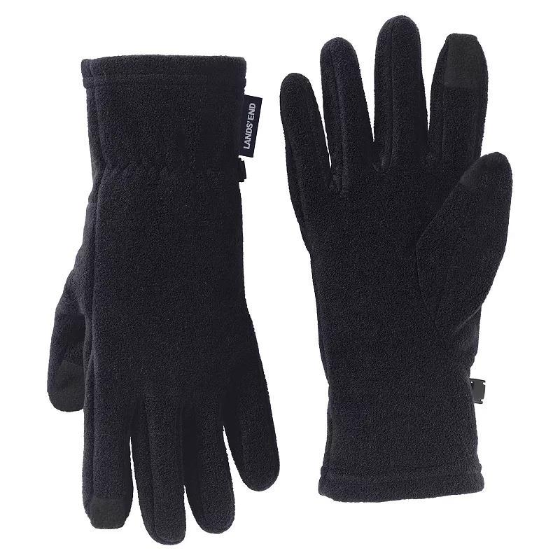 Mens Lands End T100 Fleece EZ Touch Gloves Product Image