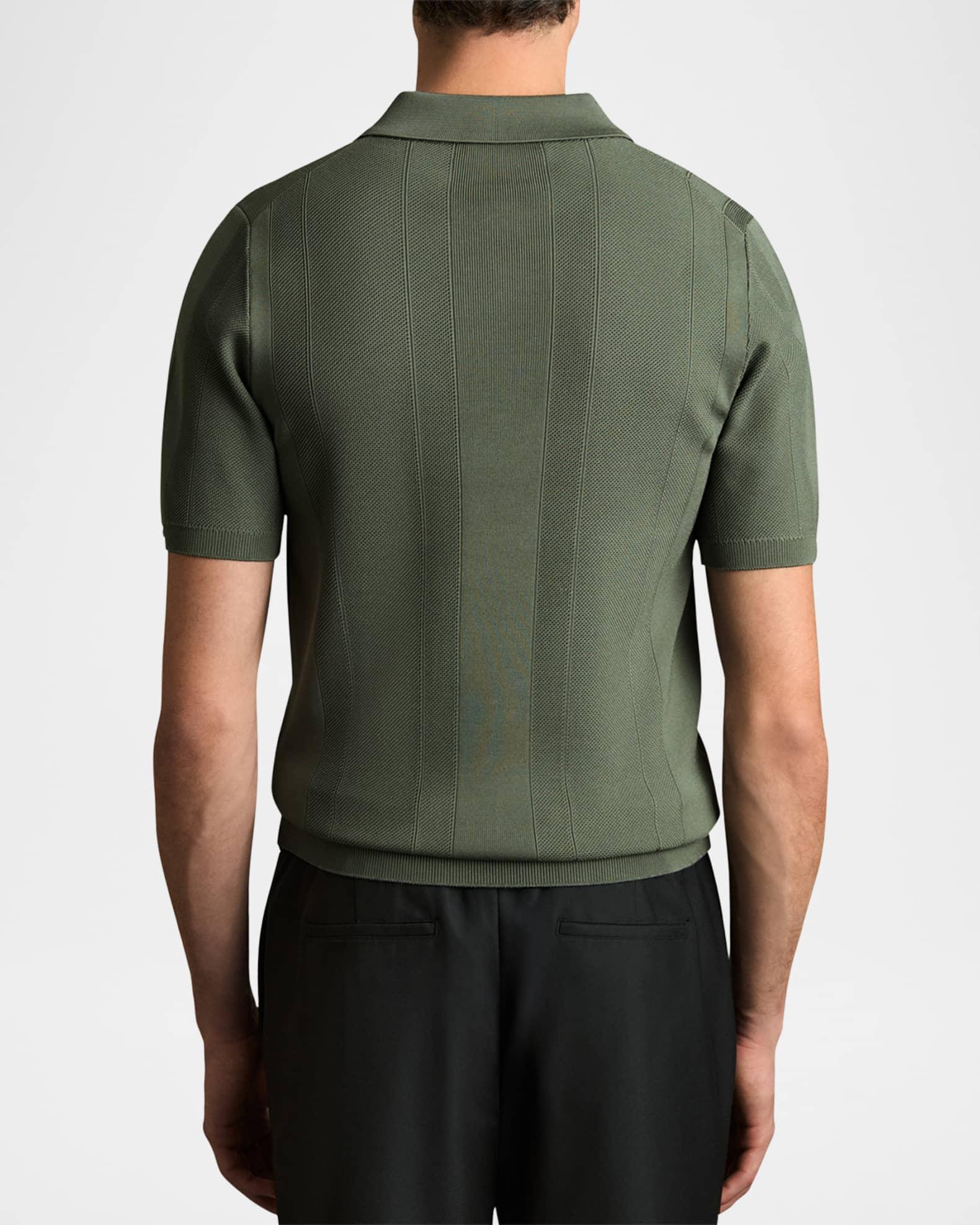 Mens Bart Half-zip Textured Polo Shirt Product Image