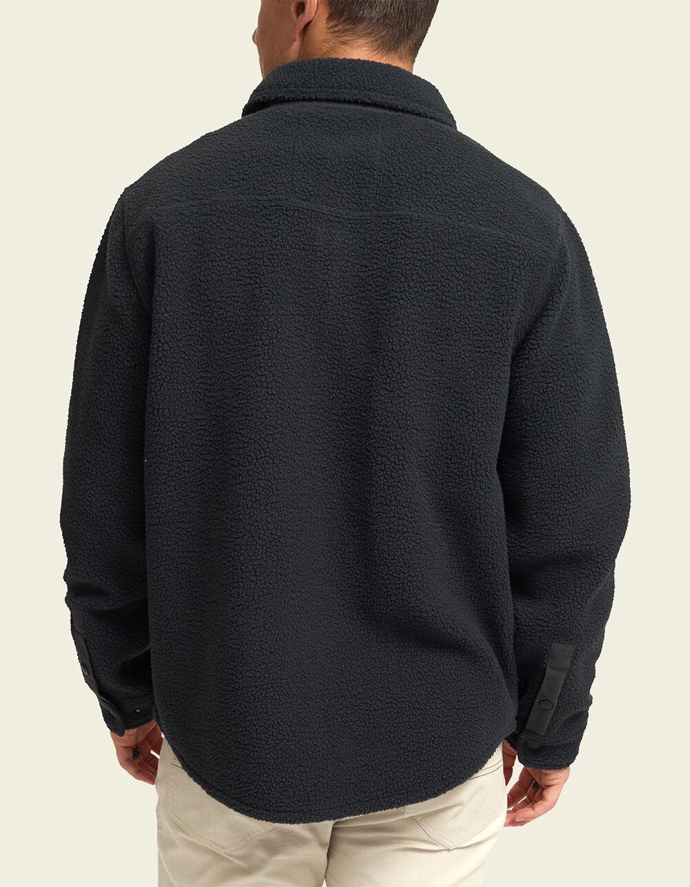 HOWLER BROTHERS Allegheny Mens Fleece Overshirt - GREEN Product Image