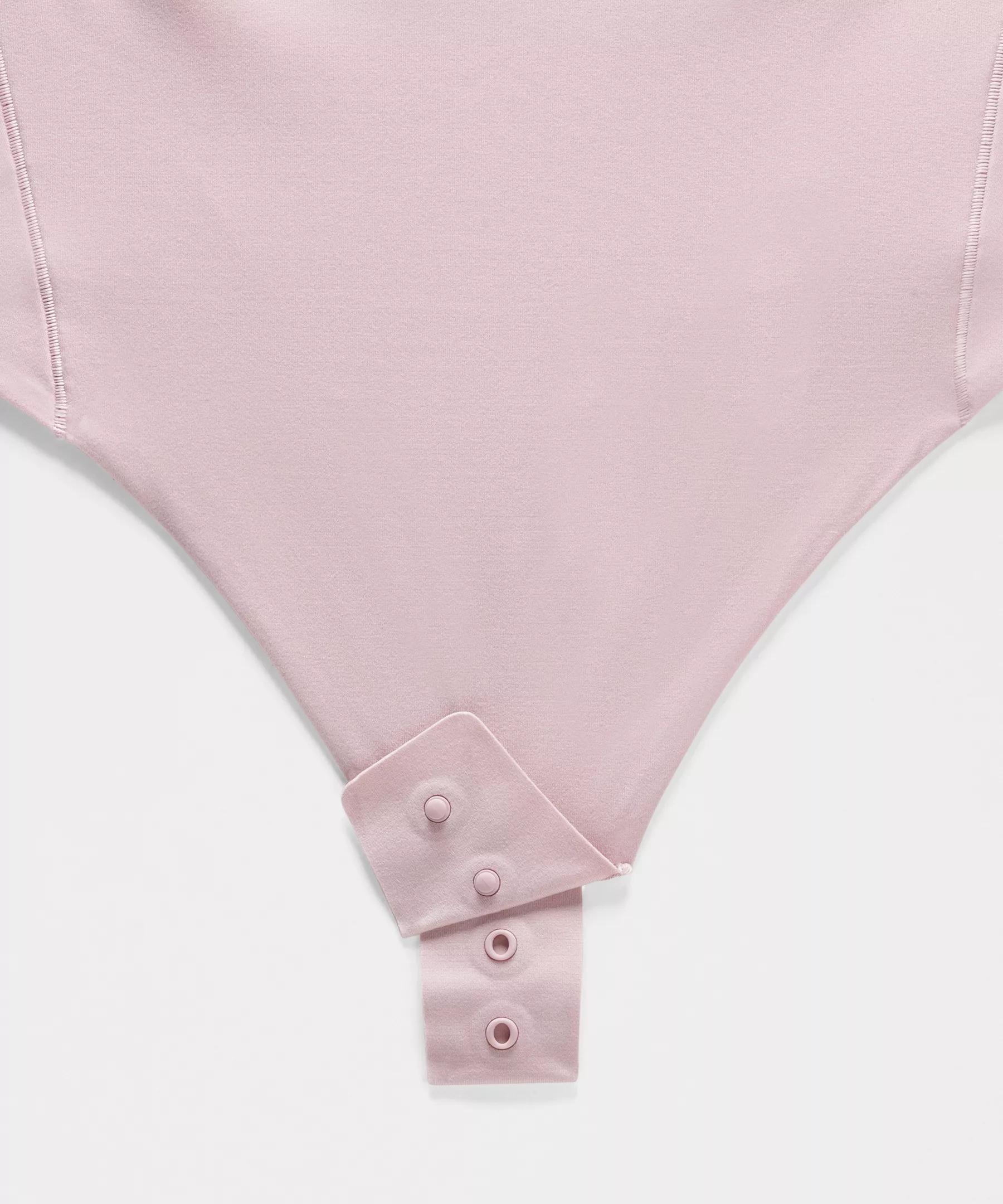 Wundermost Ultra-Soft Nulu Short-Sleeve Crew Thong Bodysuit Product Image
