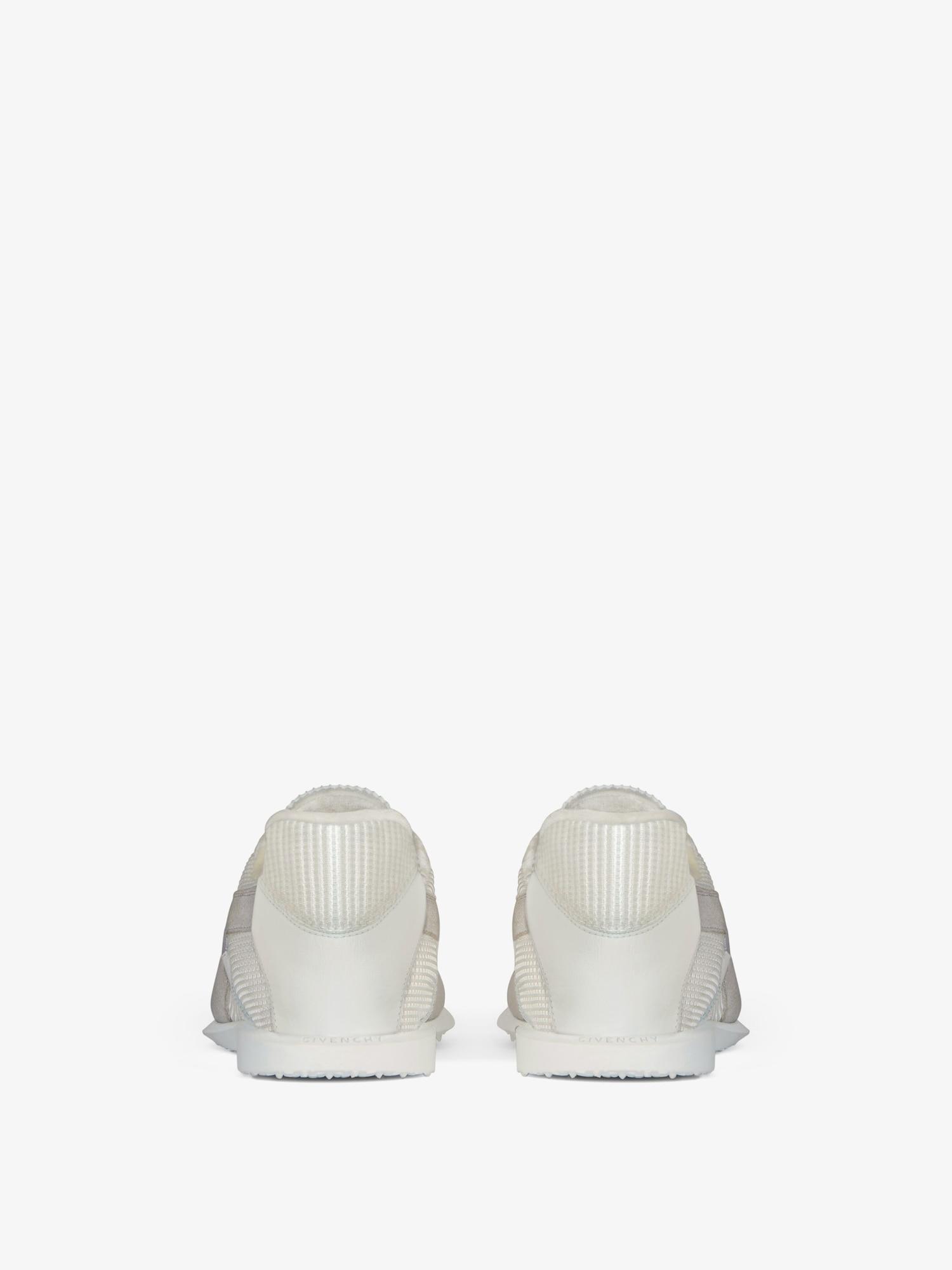 Sneakers in mesh, suede and leather Product Image