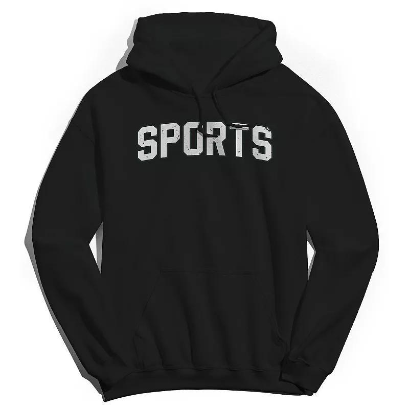 Men's Duke & Sons Sports Graphic Hoodie, Size: Medium, Black White Product Image