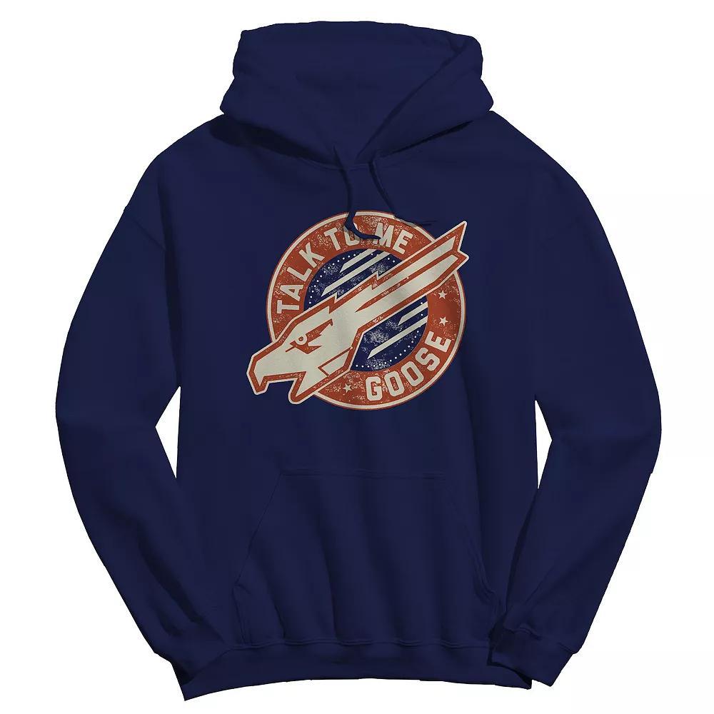 Men's Talk To Me Goose Graphic Hoodie, Size: Small, Blue Product Image