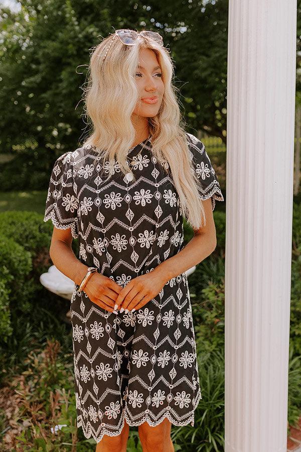 Charming Moment Eyelet Mini Dress Product Image
