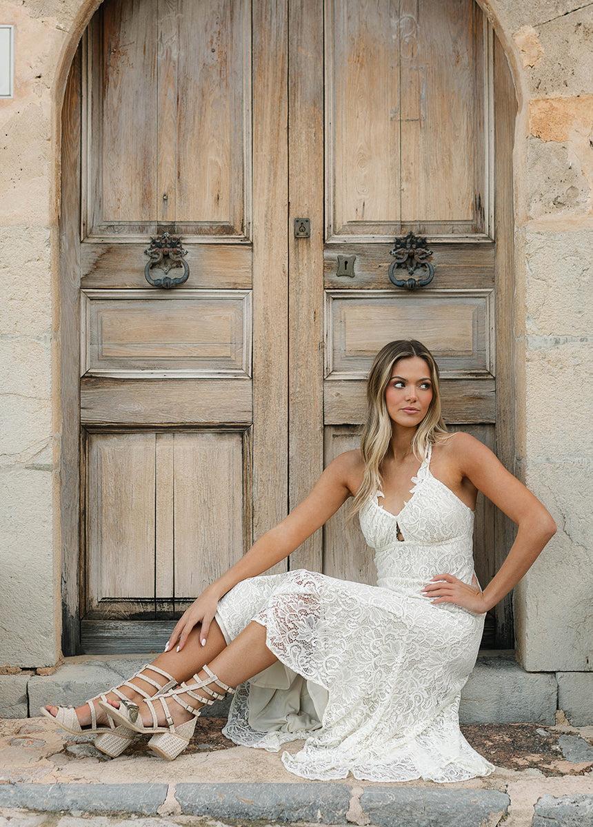 Ravyn Dress in Cream Female Product Image