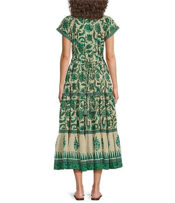 Mo Maya Mojo Flare Midi Dress Product Image