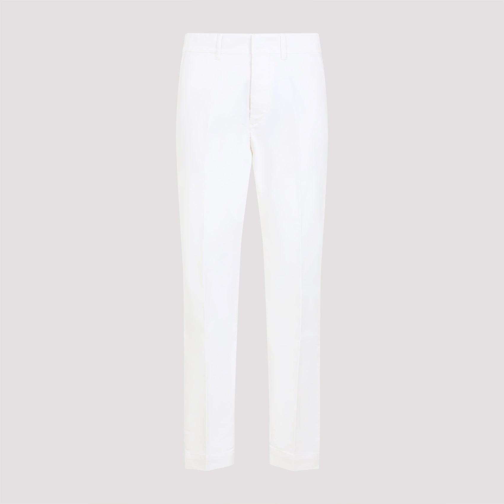 TOM FORD Belt-loop Casual Pants In White Product Image