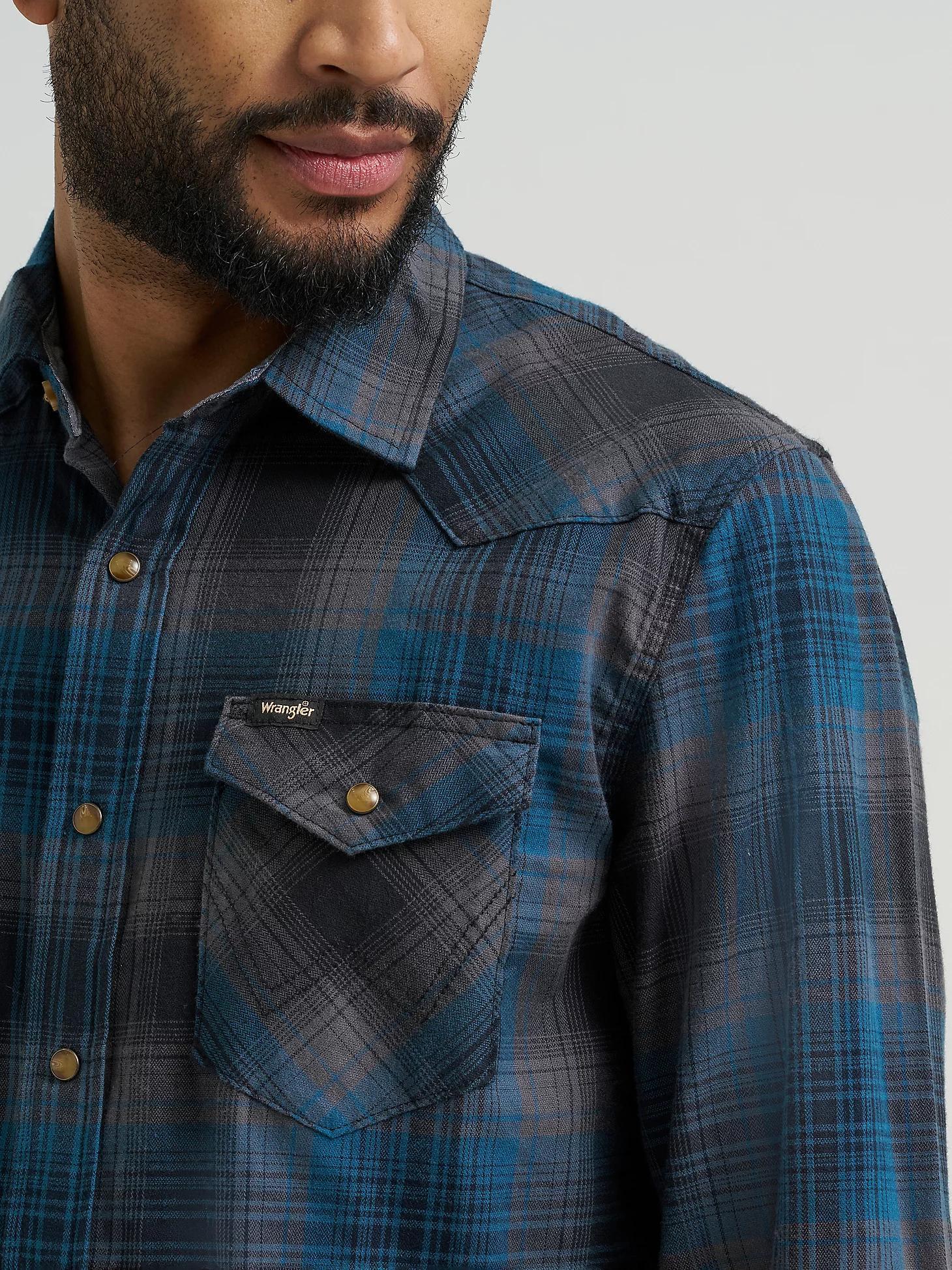 Men's Broken Twill Plaid Shirt | Men's SHIRTS | Wrangler® Product Image
