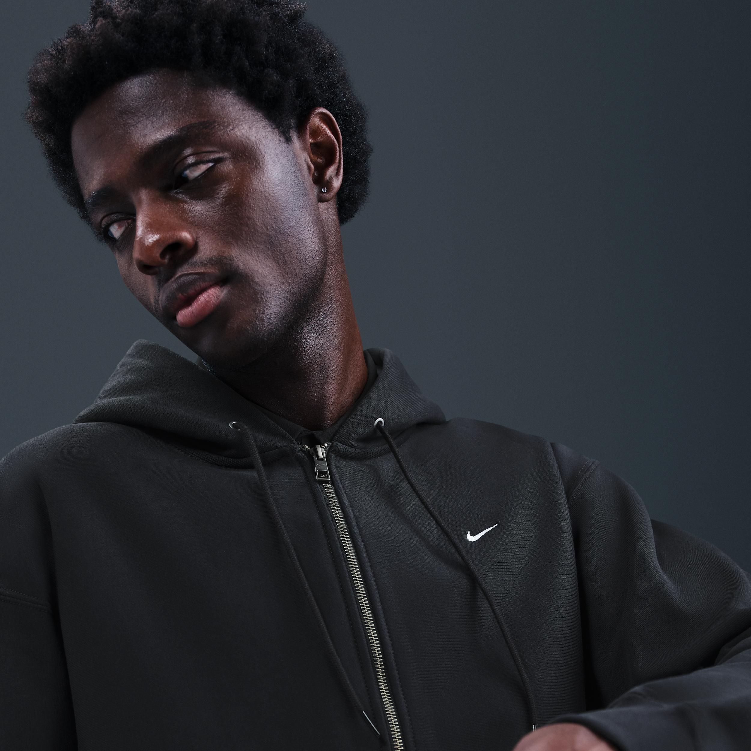Nike Men's Solo Swoosh Full-Zip Fleece Hoodie Product Image