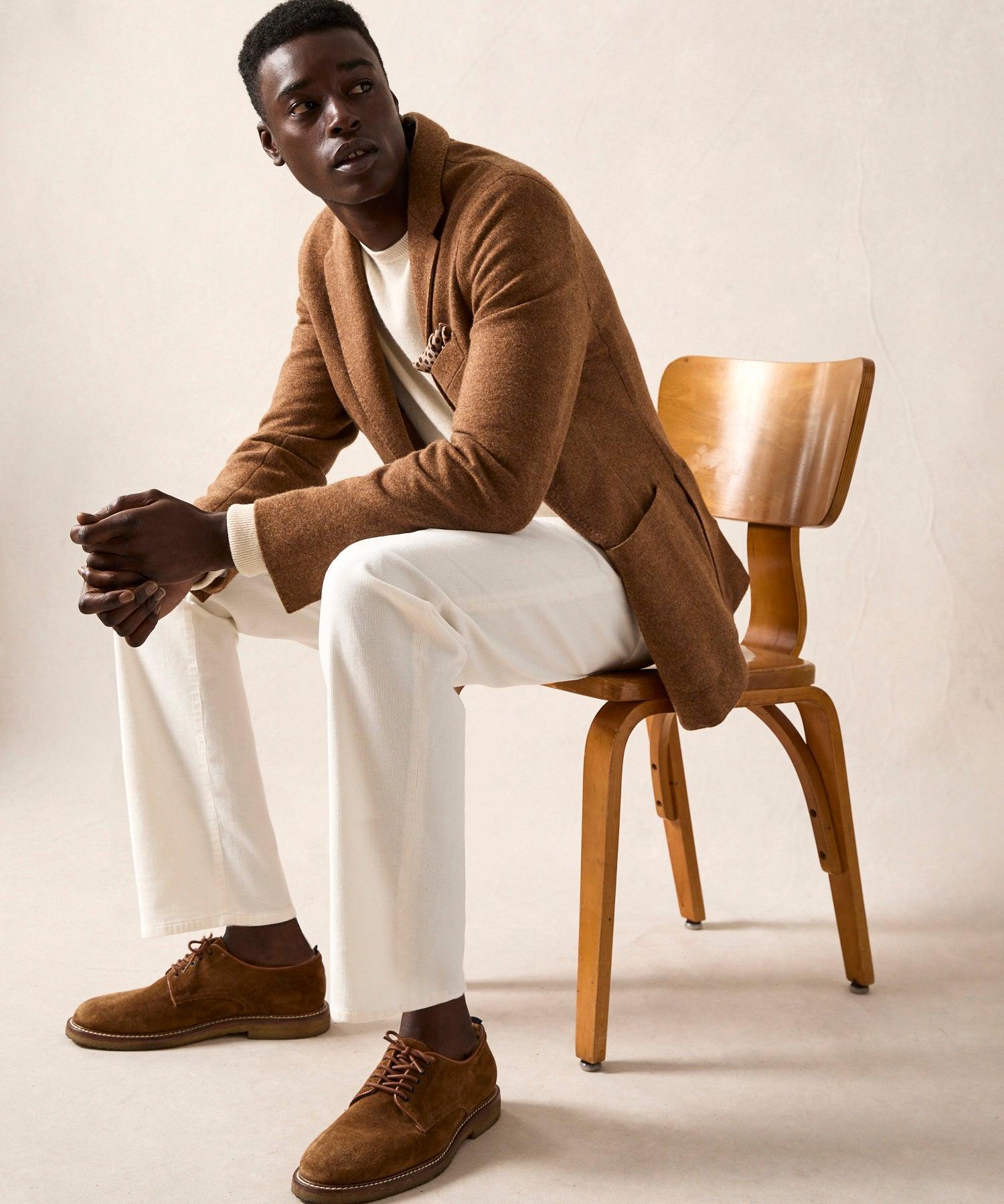 Italian Cashmere Sport Coat in Chestnut Product Image