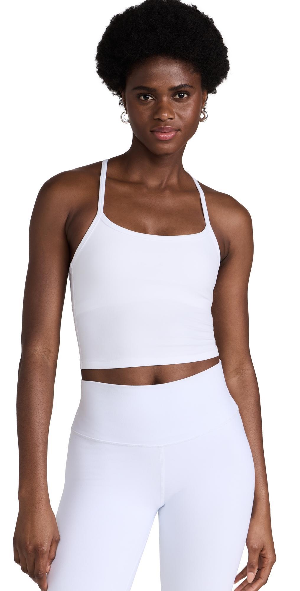 Womens Spacedye Racerback Crop Tank Product Image