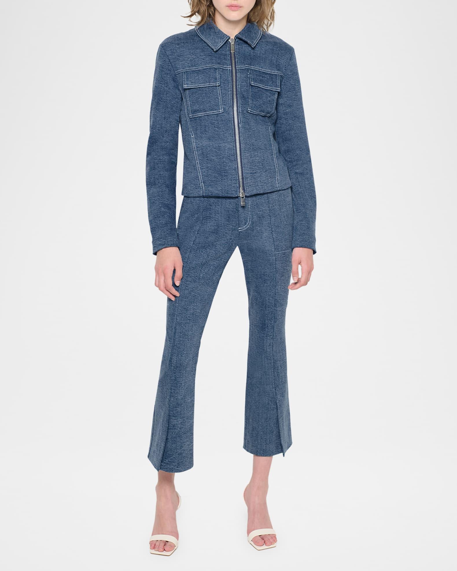 Gianna Cropped Micro Flare Pants Product Image