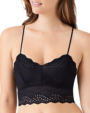 b.temptd by Wacoal Inspired Eyelet Longline Bralette Product Image