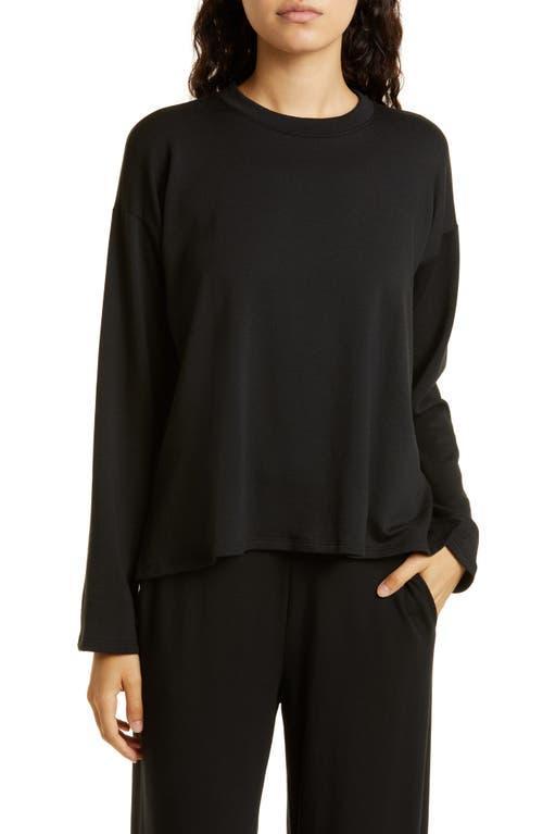 Eileen Fisher High Crew Neck Boxy Top Women's Clothing Product Image