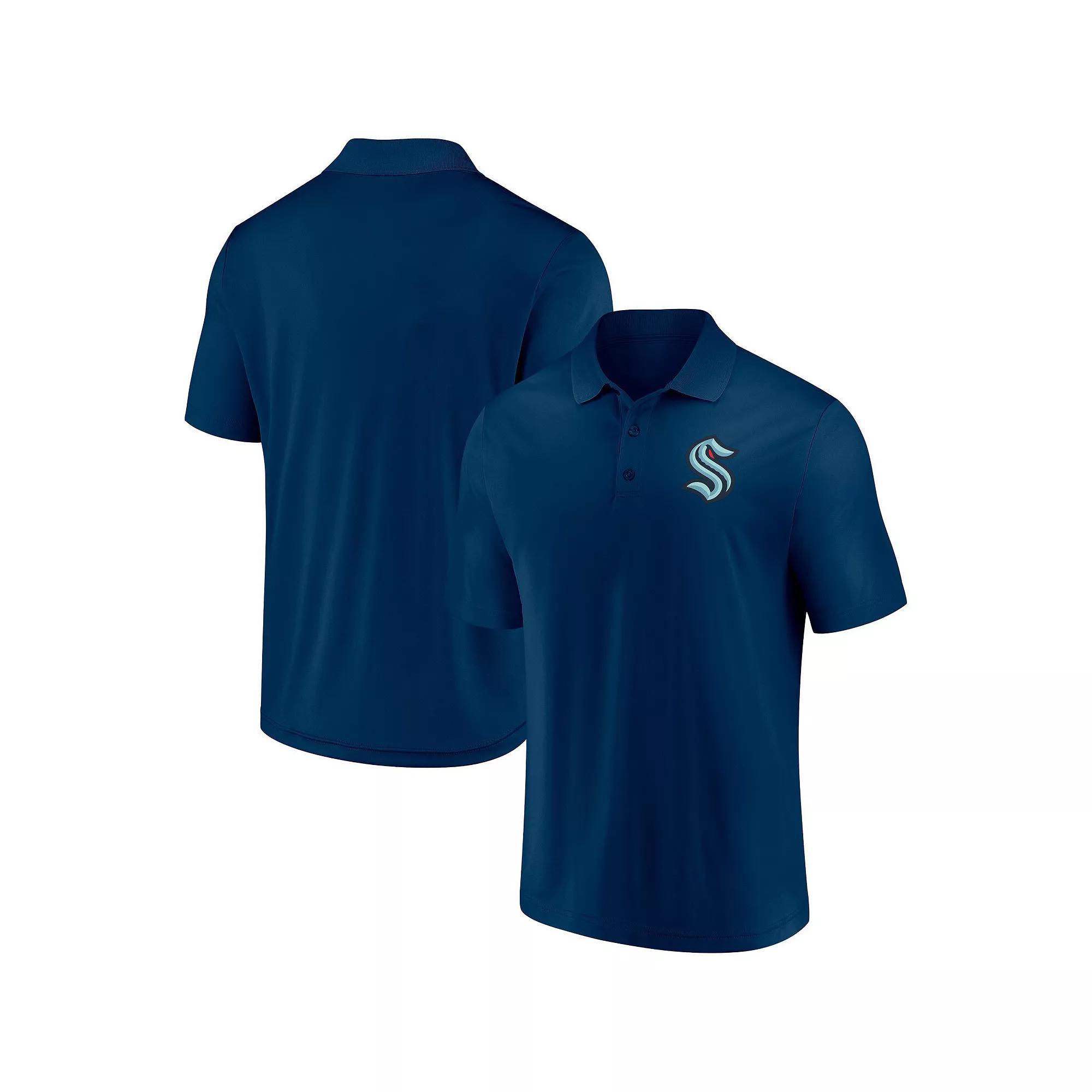 Men's Fanatics Branded Black San Jose Sharks Winning Streak Polo, Size: XL, Sks Black Product Image
