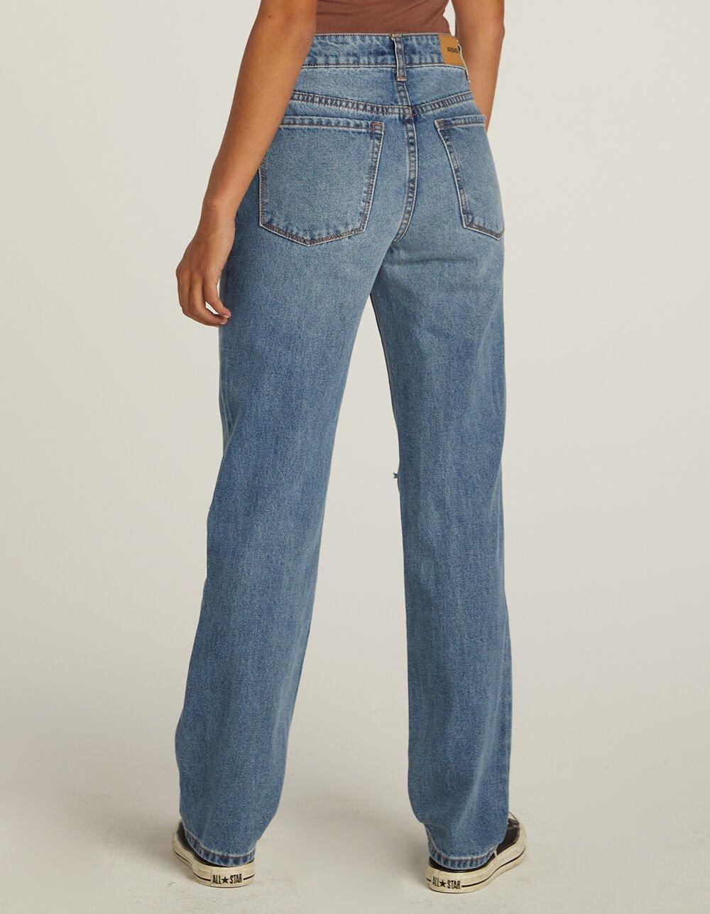 RSQ Womens High Rise Straight Leg Jeans Product Image