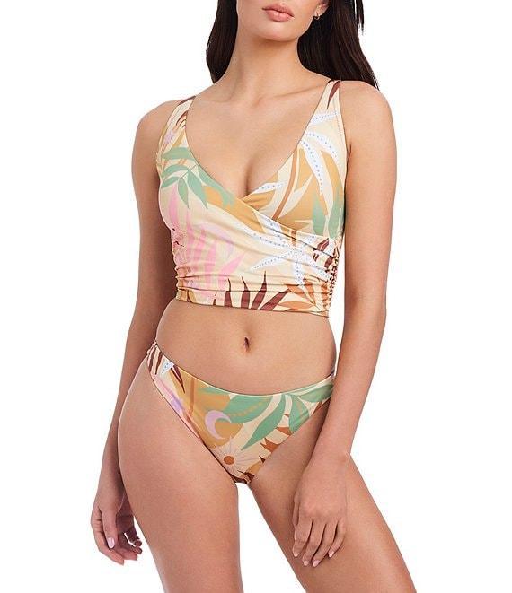 Sanctuary Summer Vibes Scoop Waist Back Cinched Hipster Swim Bottom Product Image