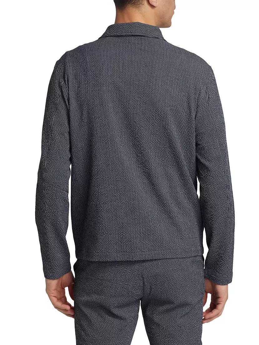 COLLECTION Seersucker Bomber Jacket Product Image