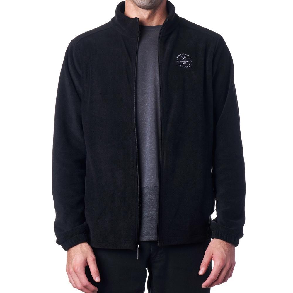 Hammer Anvil Mens Full Zip Up Warm Polar Fleece Jacket XL BLK Product Image