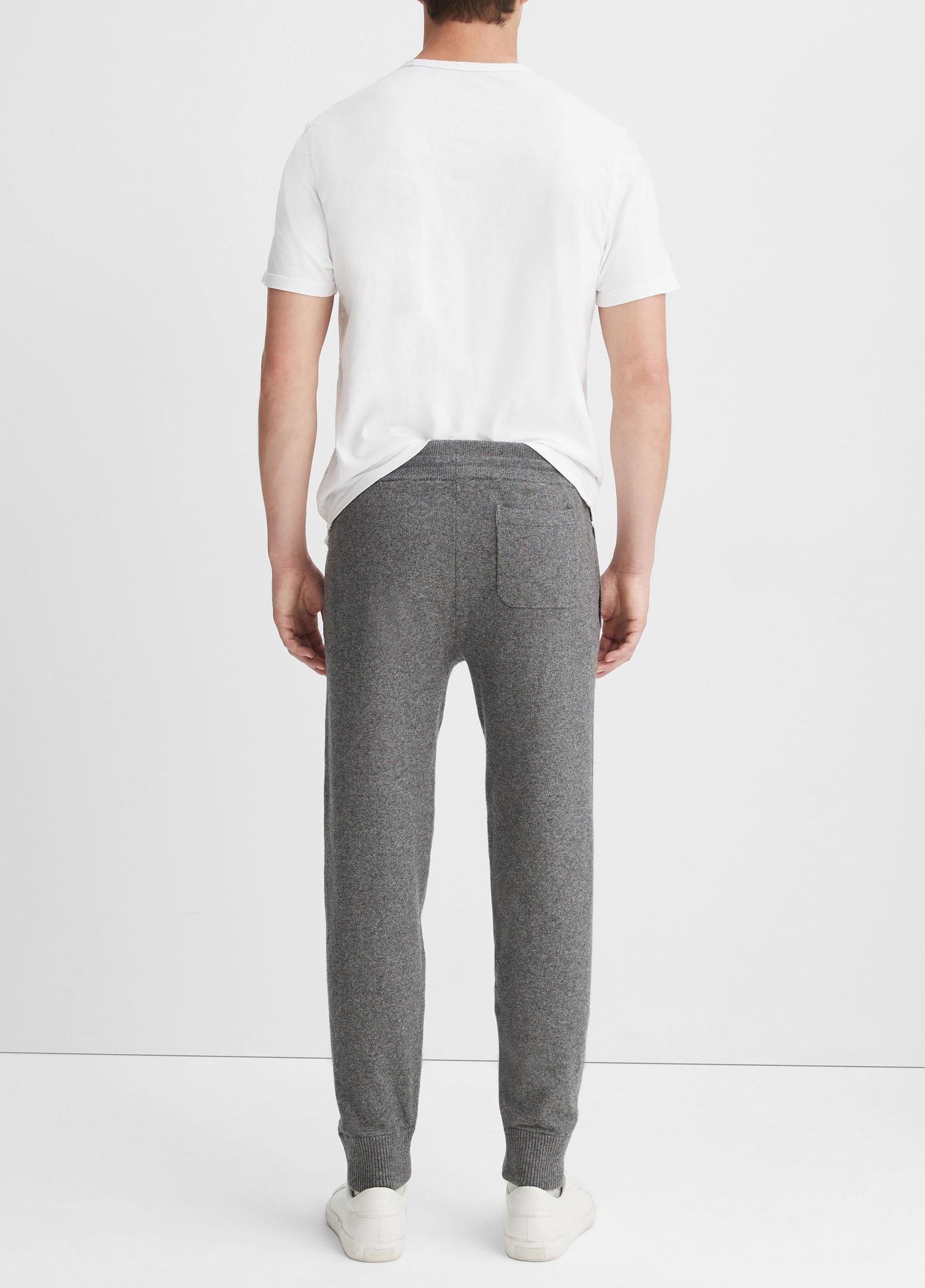 Mens Wool Cashmere Jogger, Coastal Blue, Size L Vince Product Image