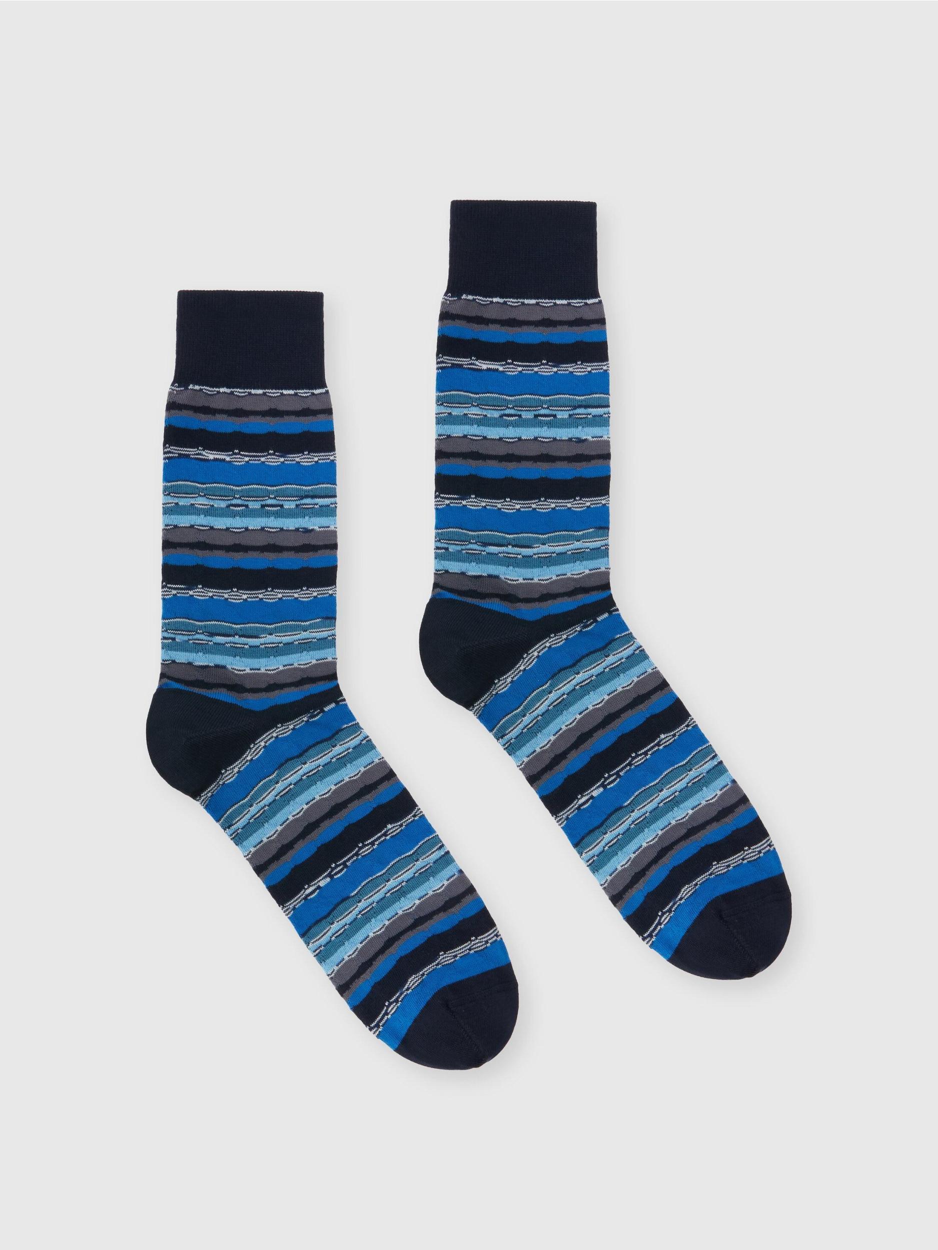 Patterned cotton blend socks Product Image