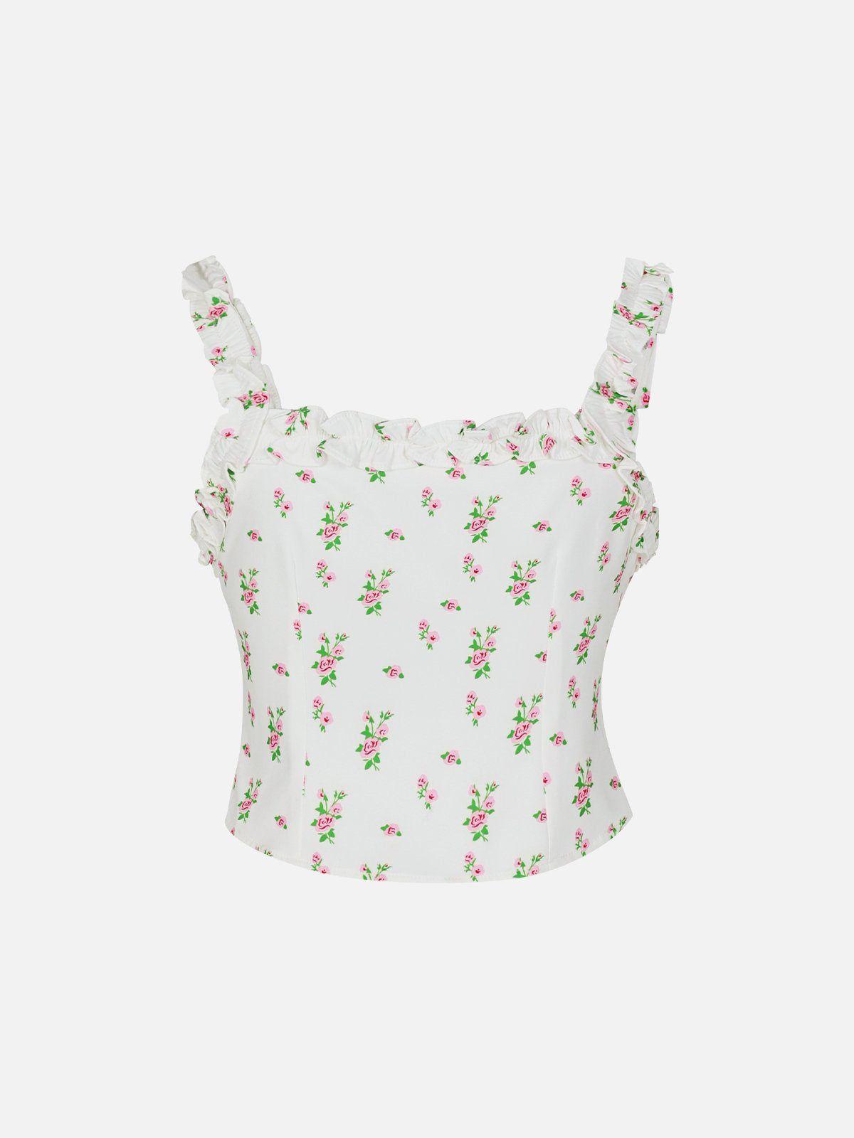 Aelfric Eden Full Print Flower Cami Top Female Product Image