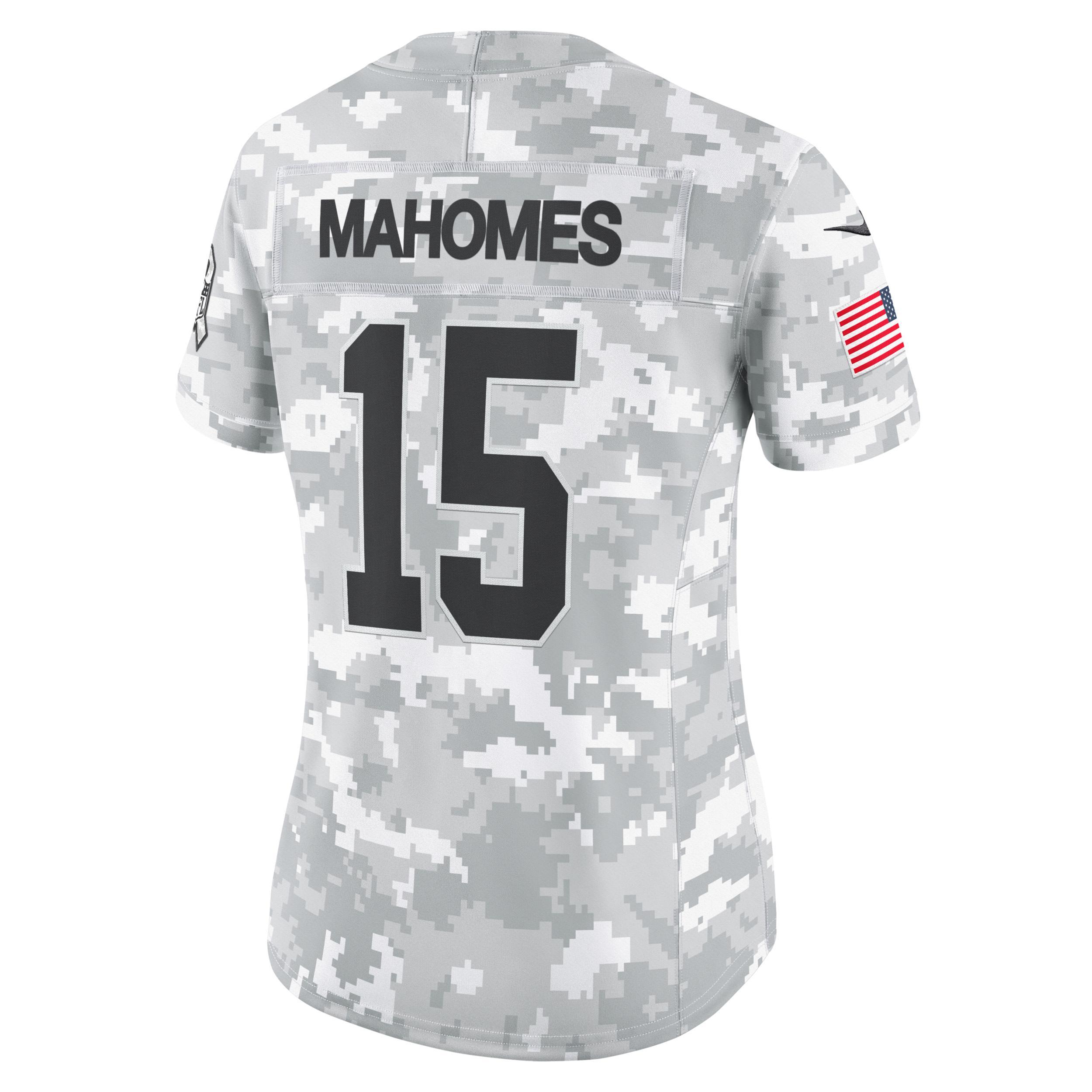 Patrick Mahomes Kansas City Chiefs Salute to Service Women’s Nike Women's Dri-FIT NFL Limited Jersey Product Image